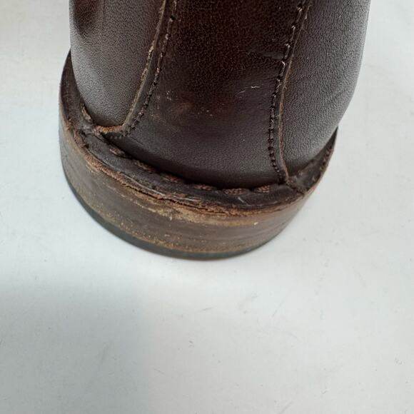 Frye Leather Chukka Boots Mens 8.5 Brown Lace Up Preppy Classic Casual Wear - Picture 11 of 12